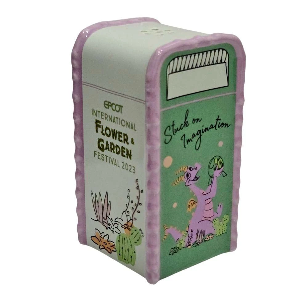 Disney Spice Shaker - 2023 Epcot Flower And Garden Figment Trash Can - Image 2