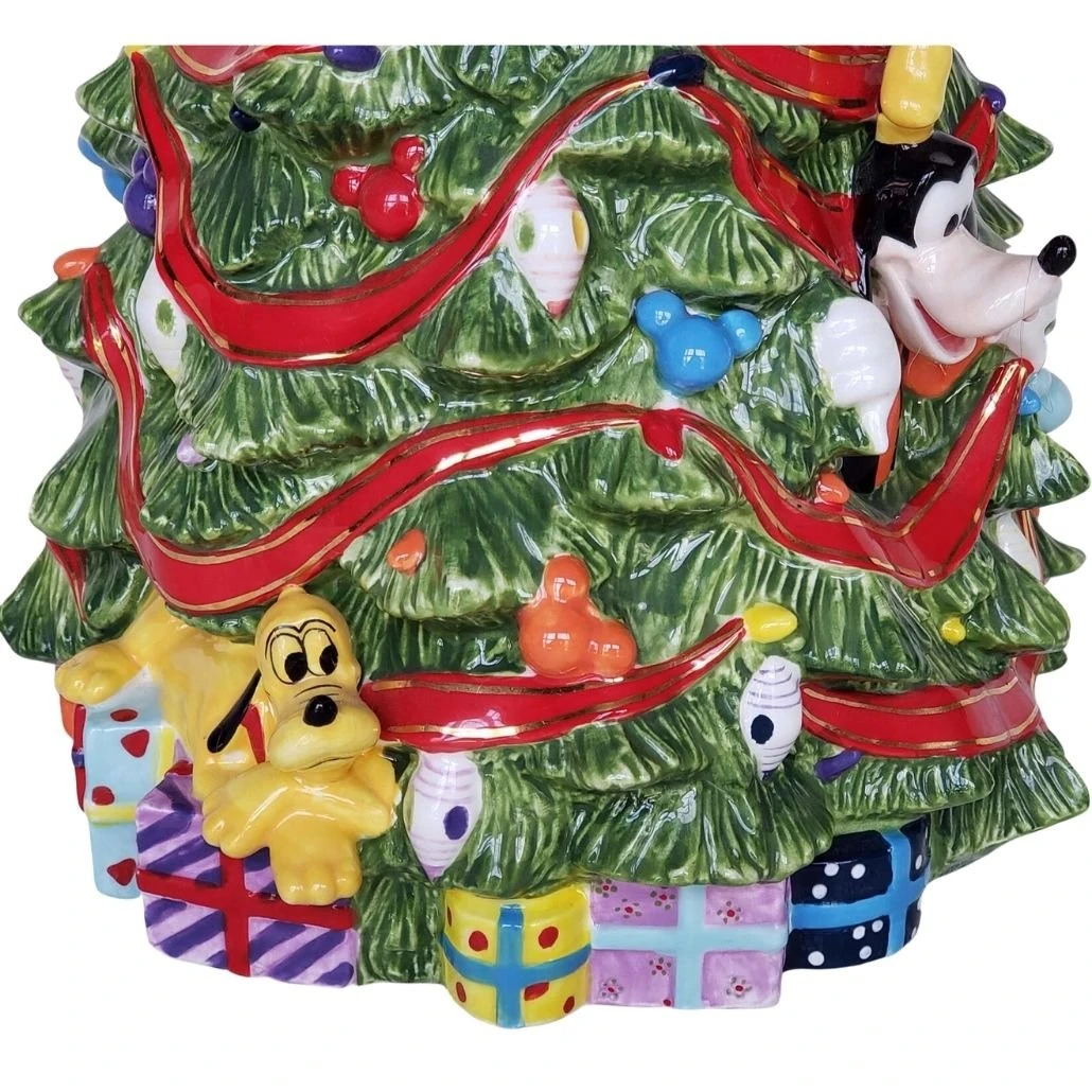 Disney Cookie Jar - Christopher Radko Mickey And Friends Christmas Tree - LE 500 - Image 6