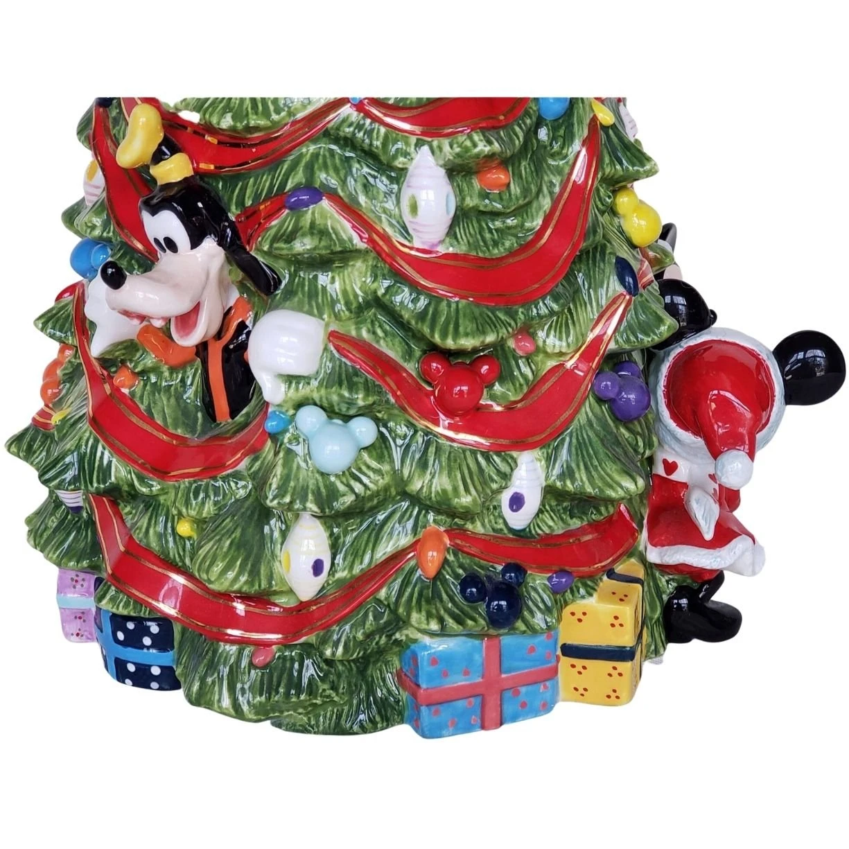 Disney Cookie Jar - Christopher Radko Mickey And Friends Christmas Tree - LE 500 - Image 8
