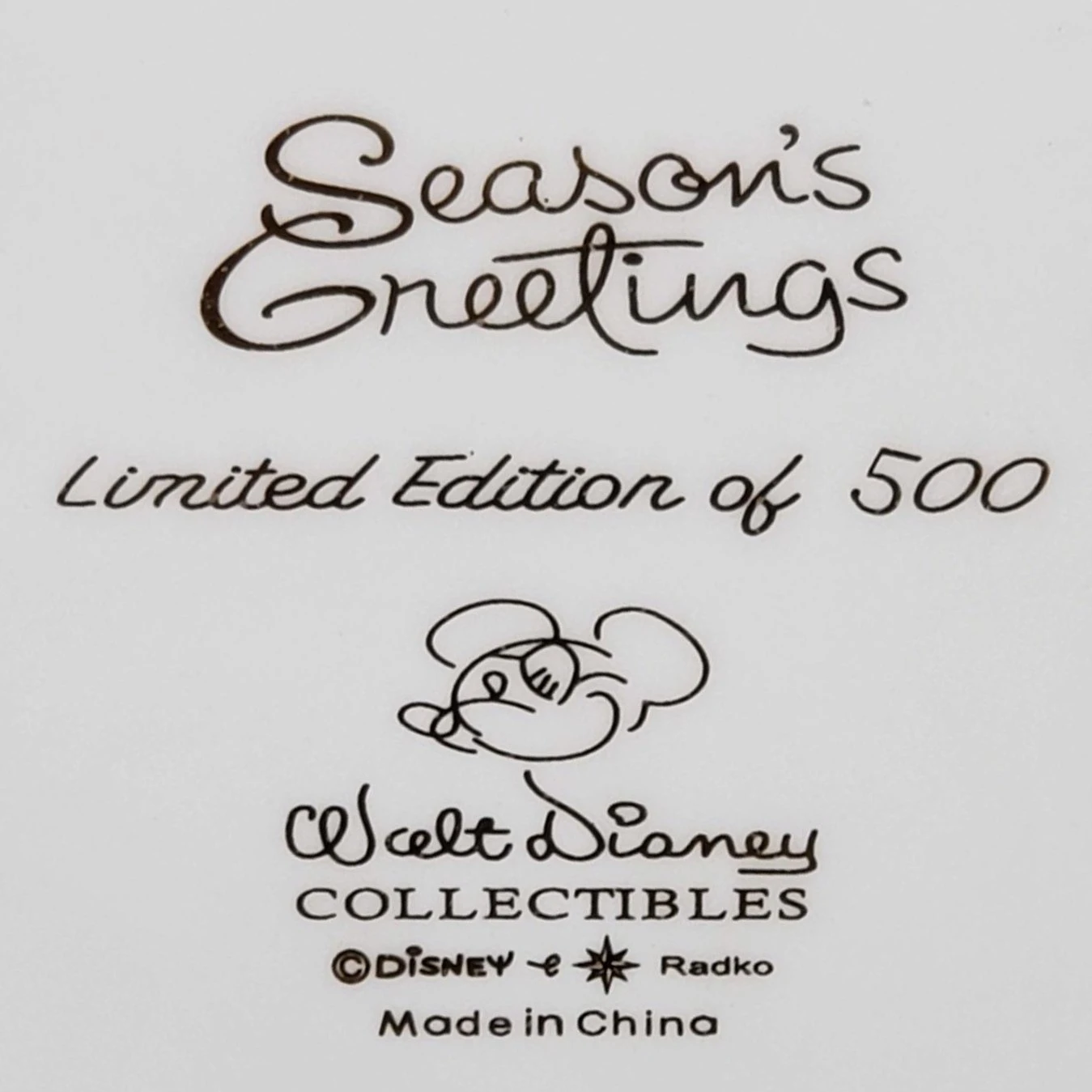 Disney Cookie Jar - Christopher Radko Mickey And Friends Christmas Tree - LE 500 - Image 16