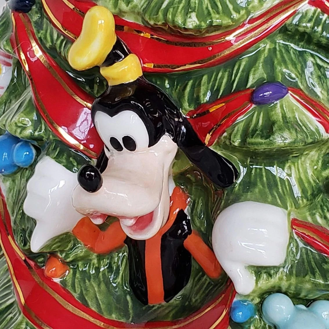 Disney Cookie Jar - Christopher Radko Mickey And Friends Christmas Tree - LE 500 - Image 7