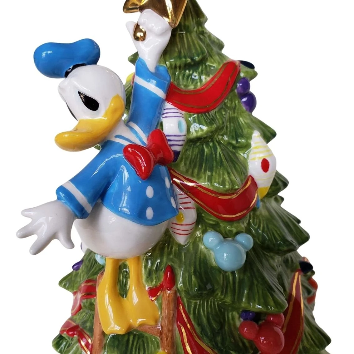 Disney Cookie Jar - Christopher Radko Mickey And Friends Christmas Tree - LE 500 - Image 10