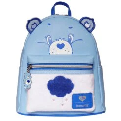 Care Bears Loungefly Mini Backpack - Grumpy Bear - Flocked