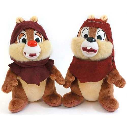 Disney Plush - Star Wars Weekends 2013 Logo Chip & Dale Ewoks