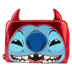 Disney Loungefly Wallet - Halloween Stitch Devil Cosplay Zip-Around Wallet
