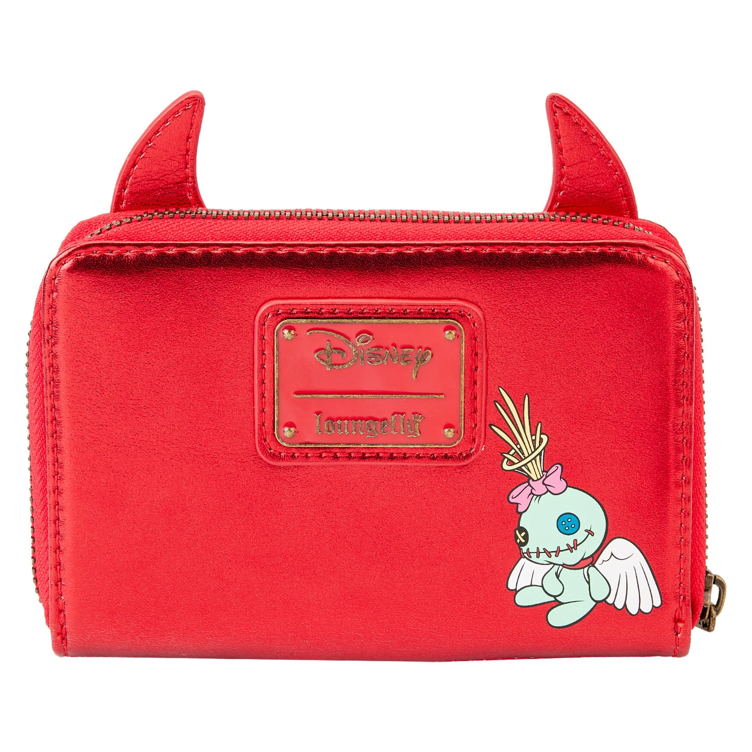 Disney Loungefly Wallet - Halloween Stitch Devil Cosplay Zip-Around Wallet - Image 3
